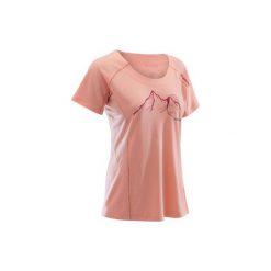 Koszulka wspinaczkowa wełniana damska. Czerwone t-shirty damskie SIMOND, m, bez wzorów, z materiału, bez kołnierzyka. Za 119.99 zł.