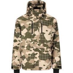 Kurtka narciarska Slope Kenai AOP. Zielone kurtki męskie SLOPE, m, bez wzorów, bez kaptura, narciarskie. Za 685.50 zł.