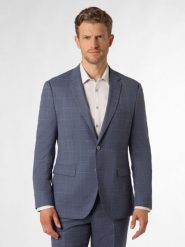 BOSS marynarka od garnituru modułowego Mężczyźni Regular Fit Wełna niebieski, 48. Niebieskie marynarki męskie Boss, bez wzorów, z wełny. Za 949.95 zł.