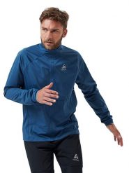 Odlo Kurtka "Zeroweight Pro Warm" w kolorze granatowym do biegania rozmiar: M. Niebieskie kurtki outdoor męskie Odlo, m, bez wzorów, ze skóry, bez kaptura. Za 408.49 zł.