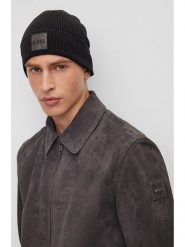 Hugo Boss Fashion Czapka beanie w kolorze czarnym rozmiar: onesize. Czarne czapki męskie Hugo Boss Fashion, bez wzorów, ze skóry, sportowe. Za 158.10 zł.
