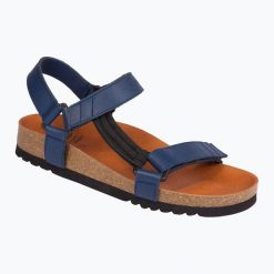Sandały Scholl Heaven Ad Med. Niebieskie obuwie trekkingowe damskie Scholl, bez zapięcia. Za 249.99 zł.
