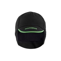 Czapka z daszkiem pod kask YPP001 ROCKBROS ocieplana czarna. Czarne czapki męskie ROCKBROS, na zimę, bez wzorów, z materiału. Za 29.99 zł.