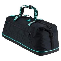 Torba tenisowa damska Head Coco Duffle Bag black/mint. Czarne torebki klasyczne damskie HEAD, bez wzorów, bez dodatków. Za 599.00 zł.