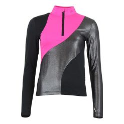 Damska koszulka z długim rękawem na zamek Peak Mountain Aramis. Czerwone t-shirty damskie Peak Mountain, l, bez wzorów, z materiału, bez kołnierzyka. Za 146.50 zł.