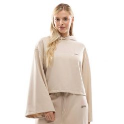 Damska bluza z kapturem Lifestyle Siroko IBZ Tanit Ivory. Białe bluzy z kapturem damskie SIROKO, z materiału. Za 211.00 zł.