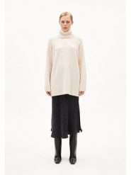 Armedangels Wełniany golf "Ardiaa" w kolorze kremowym rozmiar: L. Brązowe golfy damskie ARMEDANGELS, l, bez wzorów, z wełny, bez ramiączek. Za 278.45 zł.