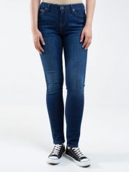 Jeansy damskie slim niebieskie Kitty 447. Niebieskie jeansy damskie Big Star, z obniżonym stanem. W wyprzedaży za 279.99 zł.