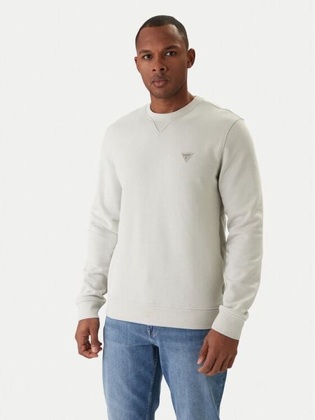 Guess Bluza M6RQ08 KCN01 Szary Regular Fit. Szare bluzy bez kaptura męskie Guess, m, z bawełny. Za 379.99 zł.