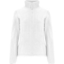 Damska Bluza Polarowa Artic Z Pełnym Zamkiem Błyskawicznym. Białe bluzy bez kaptura damskie ROLY, xl, z polaru. Za 100.99 zł.