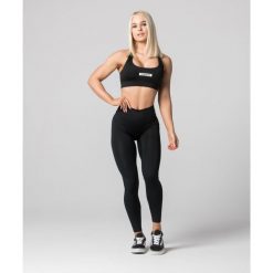Legginsy Ultra Comfort Carpatree z wysokim stanem sportowe dla kobiet. Czarne legginsy damskie Carpatree, xs, bez wzorów, z elastanu, z podwyższonym stanem, na fitness i siłownię. Za 131.99 zł.