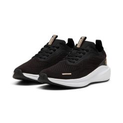 Buty sportowe damskie Puma SKYROCKET LITE ENGINEERED 31123702. Czarne buty sportowe na co dzień damskie Puma, bez wzorów, z dzianiny, do biegania. Za 178.56 zł.