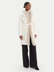 Rinascimento Płaszcz zimowy CFC0126714003 Écru Regular Fit. Płaszcze damskie RINASCIMENTO, na zimę, m, bez wzorów, z syntetyku. Za 919.00 zł.