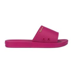 Klapki Ipanema Anat Classic Slide 83583 BE636 różowe. Czerwone klapki damskie bez wzorów, z materiału, bez obcasa. Za 168.79 zł.