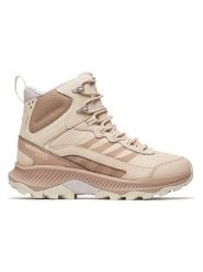 Merrell Botki trekkingowe "Speed Strike 2 Thermo Mid GTX" w kolorze beżowym rozmiar: 36. Brązowe obuwie trekkingowe damskie MERRELL. Za 285.07 zł.