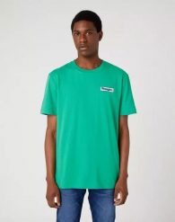 WRANGLER LOGO TEE MĘSKI T-SHIRT KOSZULKA LOGO LEPRECHAUN W760EEG30 112334242. T-shirty męskie Wrangler, m, bez wzorów, bez kołnierzyka. Za 69.99 zł.