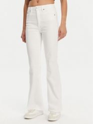 Calvin Klein Jeans Jeansy J20J225511 Biały Bootcut Fit. Białe jeansy damskie Calvin Klein Jeans. Za 239.99 zł.
