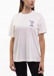 Koszulka damska Outhorn F0836 złamana biel OTHAW23TTSHF0836 11S. Białe t-shirty damskie Outhorn, s, bez wzorów, z bawełny, bez kołnierzyka. Za 48.99 zł.