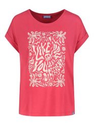 Eight2Nine Koszulka w kolorze czerwonym rozmiar: M. Czerwone bluzki damskie Eight2Nine, m, bez wzorów, bez kołnierzyka. Za 48.45 zł.