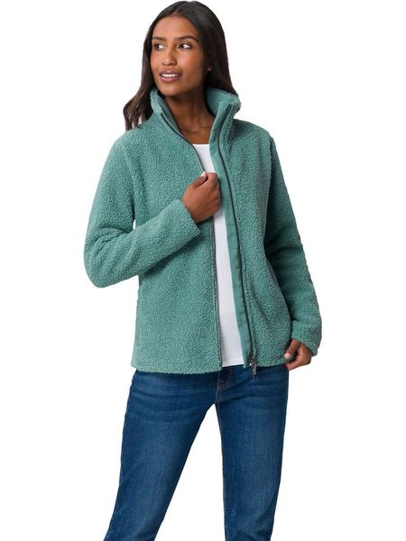 Heine Kurtka polarowa w kolorze turkusowym rozmiar: 42. Niebieskie kurtki damskie Heine, bez wzorów, z polaru, bez kaptura. Za 60.99 zł.