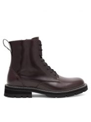 Badura Kozaki DEXTER-03 123AM Bordowy. Czerwone buty zimowe męskie Badura, ze skóry, bez zapięcia. Za 399.99 zł.