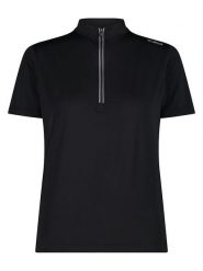 Cmp Koszulka kolarska w kolorze czarnym rozmiar: 38. Czarne bluzki sportowe damskie CMP, bez wzorów, z materiału, bez ramiączek. Za 97.51 zł.