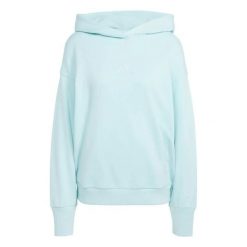 Bluza damska z kapturem adidas ALL. Niebieskie bluzy z kapturem damskie Adidas, s, z bawełny. Za 174.00 zł.