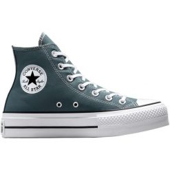 Buty sportowe Converse Chuck Taylor All Star Lift. Zielone buty sportowe na co dzień damskie Converse, bez wzorów. Za 490.00 zł.