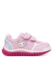 Geox Sneakersy B Lightyloo B5661A 002AS C8004 Różowy. Czerwone buty sportowe dziewczęce Geox, bez wzorów, ze skóry, bez zapięcia. Za 159.99 zł.