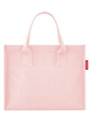 Reisenthel Shopper bag w kolorze jasnoróżowym - 42 x 35 x 17 cm rozmiar: onesize. Różowe shopper bag damskie Reisenthel, bez wzorów, z materiału, na ramię, bez dodatków. Za 165.31 zł.