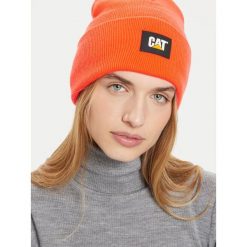 Czapka CAT Footwear. Brązowe czapki męskie CAT Footwear, na zimę, bez wzorów. Za 99.99 zł.