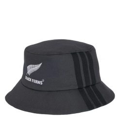 KAPELUSZ TYPU BUCKET BLACK FERNS. Szare kapelusze damskie Adidas, bez wzorów, z bawełny. Za 129.00 zł.