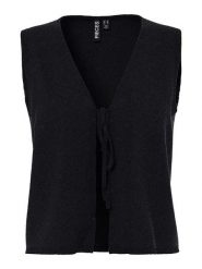 Pieces Kamizelka "Pcbree" w kolorze czarnym rozmiar: XL. Czarne kamizelki damskie Pieces, xl. Za 86.95 zł.