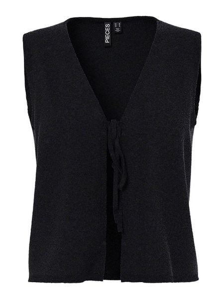 Pieces Kamizelka "Pcbree" w kolorze czarnym rozmiar: XL. Czarne kamizelki damskie Pieces, xl. Za 86.95 zł.