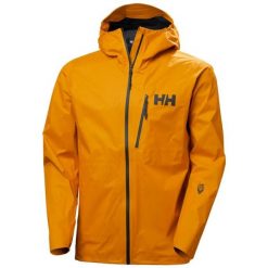 Kurtka turystyczna Helly Hansen Odin Infinity Minimalist. Brązowe kurtki męskie Helly Hansen, na lato, l, bez wzorów, z elastanu, klasyczne, bez kaptura. Za 1,640.00 zł.