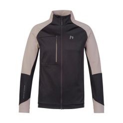 Bluza z pełnym zamkiem błyskawicznym Hannah Tariq II. Brązowe bluzy bez kaptura męskie Hannah, z polaru. Za 500.50 zł.
