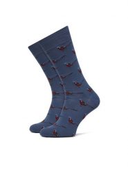 Barbour Skarpety długie Mavin Pheasant MSO0068BU74 Niebieski. Niebieskie skarpetki męskie Barbour, bez wzorów, z bawełny. Za 39.99 zł.