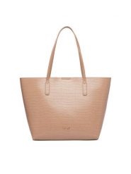 Nine West Torebka CEO-GENTLE GLAM-LDA9920 Beżowy. Brązowe torebki klasyczne damskie Nine West, bez wzorów, ze skóry, bez dodatków. Za 279.99 zł.