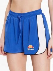 SPODENKI DAMSKIE SZORTY SPORTOWE ELLESSE KRÓTKIE KOLOR NIEBIESKI. Niebieskie spodenki sportowe damskie Ellesse, l, z materiału, do biegania. Za 153.38 zł.