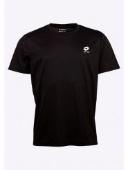 Lotto Koszulka sportowa w kolorze czarnym rozmiar: L. Czarne t-shirty sportowe męskie Lotto, l, z materiału, bez ramiączek, outdoorowe. Za 51.95 zł.