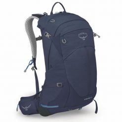 Plecak turystyczny Osprey Stratos. Niebieskie plecaki damskie Osprey, bez wzorów, sportowe. Za 678.25 zł.