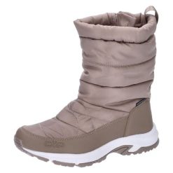 Śniegowce damskie CMP YAKKA. Brązowe obuwie trekkingowe damskie CMP, z materiału. Za 529.99 zł.