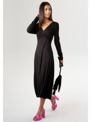 Aniston Sukienka w kolorze czarnym rozmiar: 44. Czarne sukienki damskie Aniston, bez wzorów, bez kołnierzyka, bez ramiączek, maxi. Za 82.64 zł.