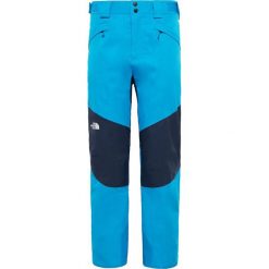 Spodnie narciarskie zimowe męskie The North Face M Presena Pant. Niebieskie spodnie materiałowe męskie The North Face, bez wzorów, sportowe. Za 533.00 zł.