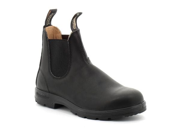 Sztyblety , Elastic Sided Boot Lined. Czarne sztyblety męskie Blundstone, z materiału, bez zapięcia. Za 939.99 zł.