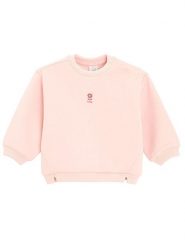 COOL CLUB Bluza w kolorze jasnoróżowym rozmiar: 86. Różowe bluzy i bluzki niemowlęce COOL CLUB, bez wzorów, z bawełny, bez ramiączek, bez kaptura. Za 32.90 zł.