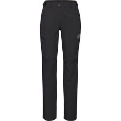 Spodnie turystyczne damskie Mammut Runbold IV Pants. Czarne spodnie materiałowe damskie Mammut, bez wzorów, z elastanu. Za 524.69 zł.