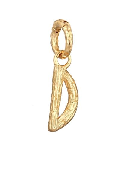 Elli Damska zawieszka Litera D Organic Look ze srebra próby 925 Sterling Silver pozłacanego Kolczyki koła 1 ct Damski. Szare kolczyki damskie Elli, pozłacane. Za 78.99 zł.