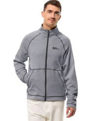Jack Wolfskin Kurtka sportowa "Fernweh" w kolorze szarym rozmiar: L. Szare kurtki outdoor męskie Jack Wolfskin, l, bez wzorów, z materiału, bez kaptura. Za 325.03 zł.