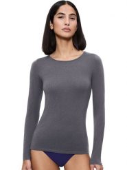 Triumph Koszulka w kolorze ciemnoszarym rozmiar: XL. Szare bluzki damskie Triumph, xl, bez wzorów, z wełny, bez kołnierzyka. Za 101.70 zł.